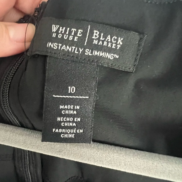 White House Black Market Elegant Black Dress - Picture 5 of 6